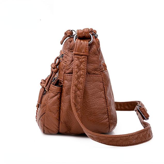 Women's Shoulder Bags Handbags Pu Leather Small Shoulder Bag Lightweight Bag Vintage Women Pure Color Crossbody Messenger Shoulder Bag