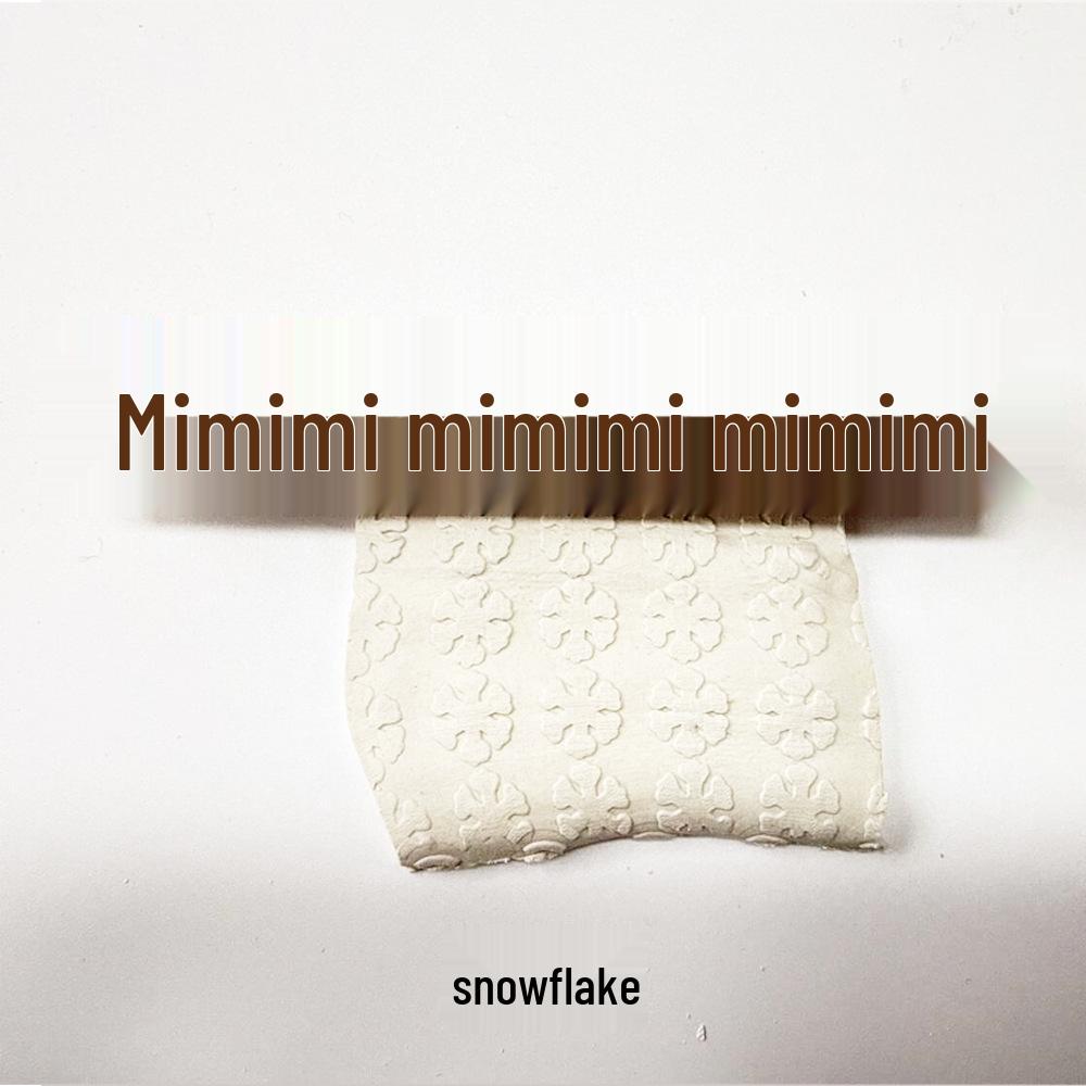 Wood Grain Embossed Rolling Pin for Clay and Baking