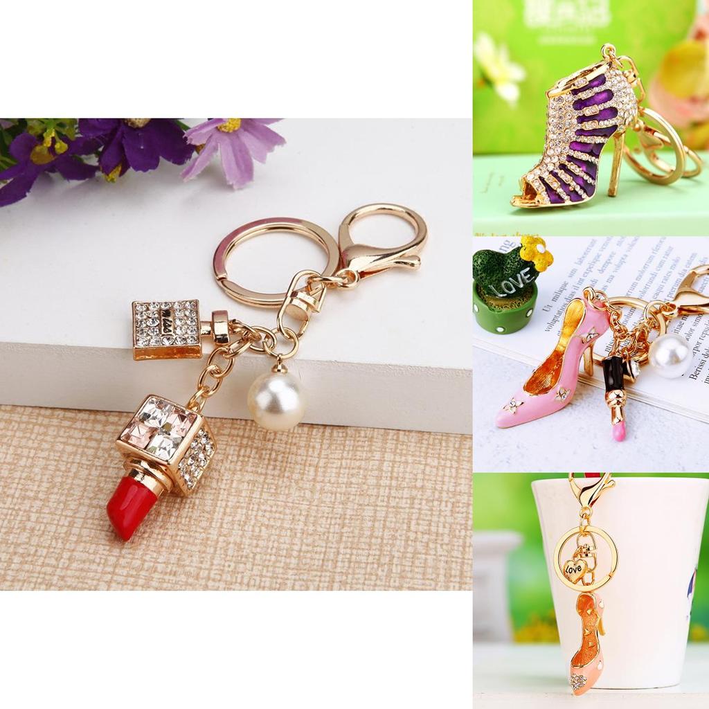 Fashionable High Heel Shoe Keychain Decorative Keyring Perfect For Birthdays And Celebrations