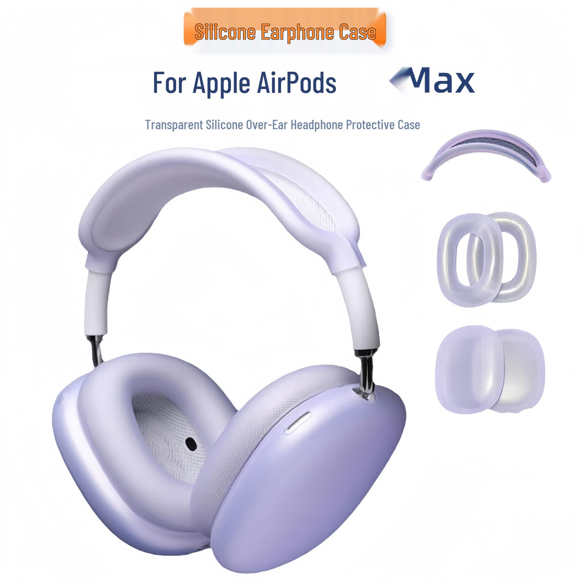 

Прозрачный силиконовый защитный чехол для AirPods Max