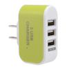3.1 A Triple USB 3 Port Wall Home Travel AC Charger Adapter for Samsung iPhone