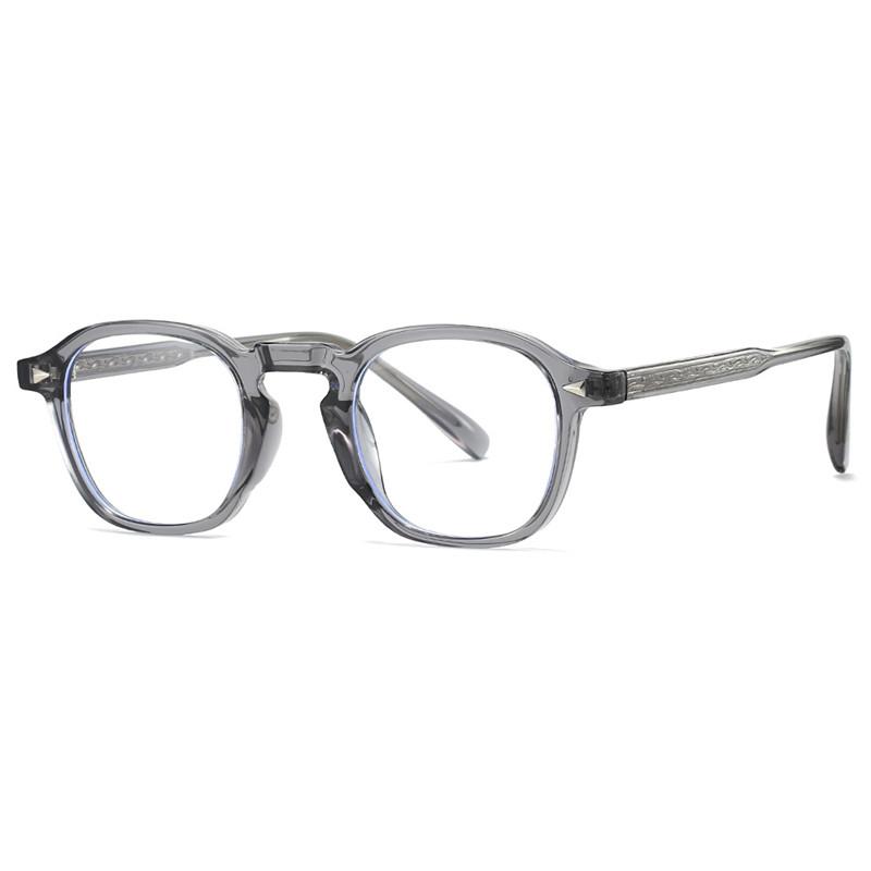 

2025 New TR90 Plug in Design Versatile Oval Frame Glasses Myopia and Hyperopia Progressive Customized Prescription Spectacles Single Version&1.56&Anti Blue Ray серый
