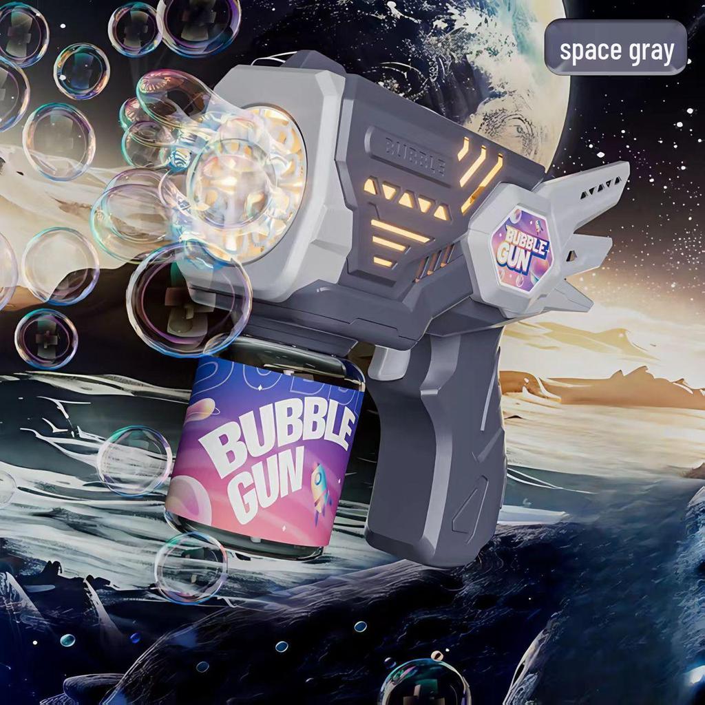 Angel Bubble Machine: Automatic Handheld Multi-Hole Bubble Gun for Kids - Perfect for Parties and Weddings.