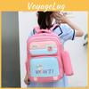 Cute And Lightweight Oxford Backpack For Kids With Ergonomic Straps And Fun Cartoon Patterns