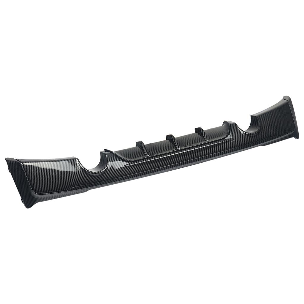Rear Bumper Diffuser Dual Exhausts For BMW 2 Series F22 F23 M Performance/M Sport 2014-2020 Carbon Fiber Look Gloss Black
