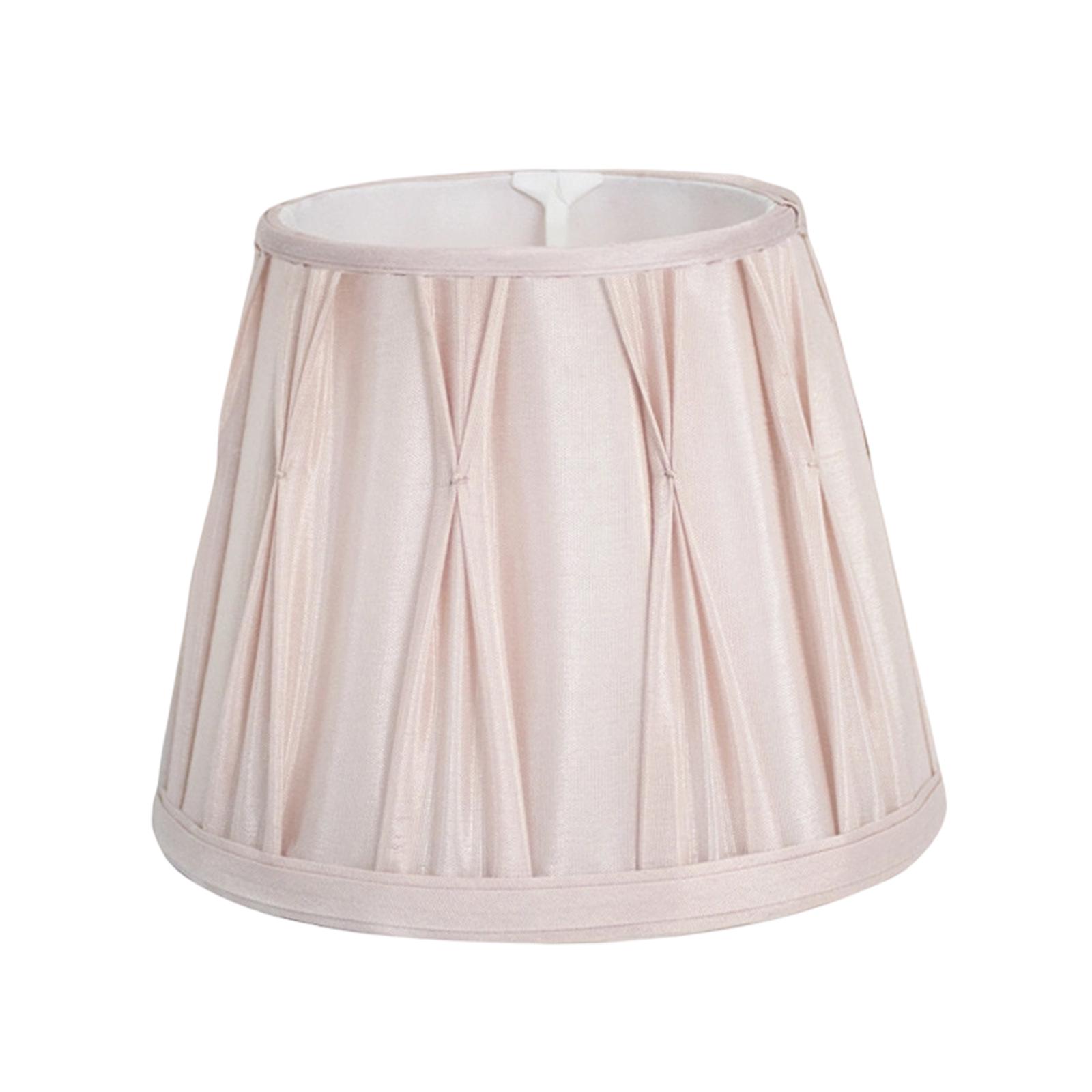 

Fabric Lampshade Light Cover Desk Lamp Cover Replacement for Apartment Cafe Home рожевий