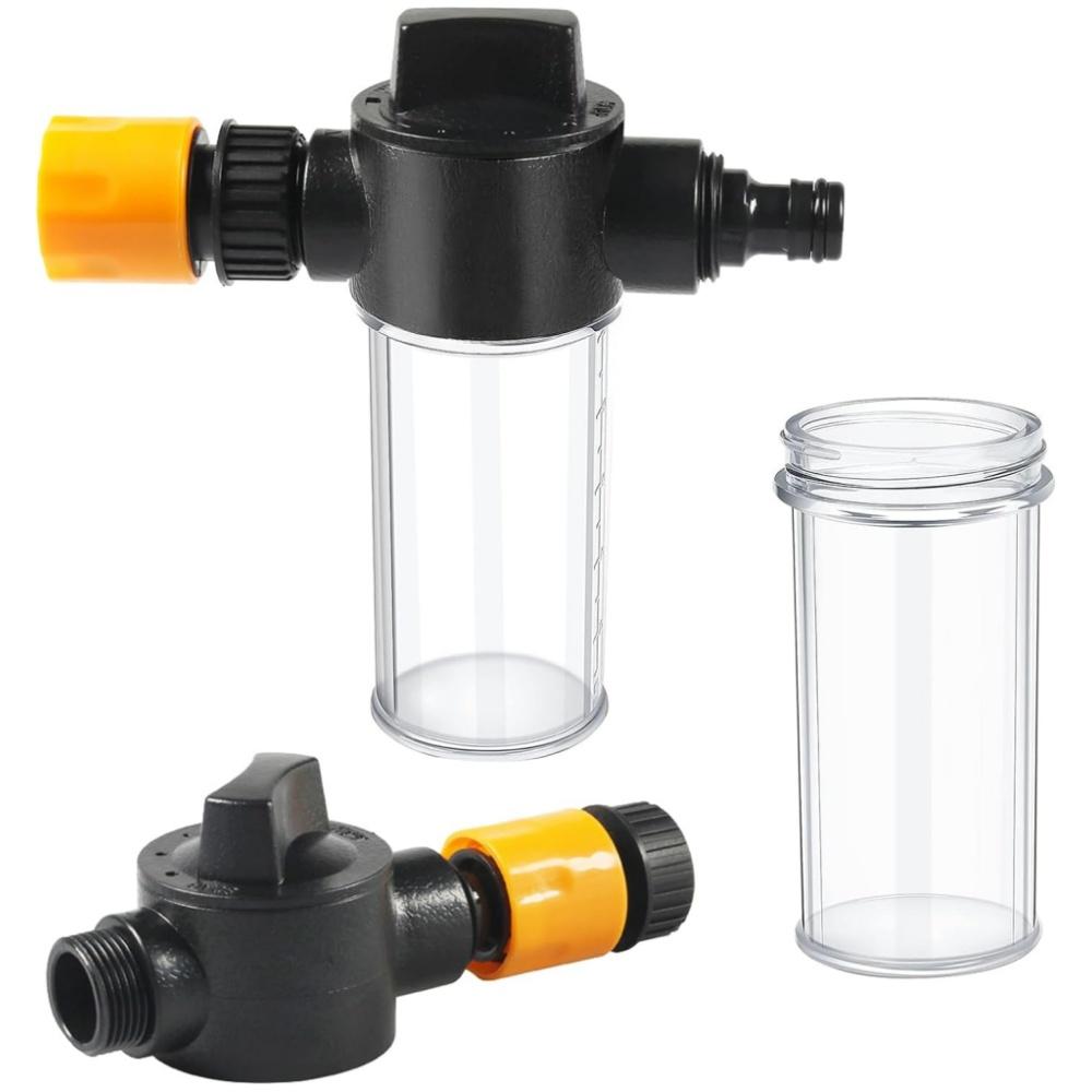 Motorcycle Snow Foam Spray Bottle for Garden Hose, High Pressure Water Gun Nozzle, Bike Wash Cleaner Tool