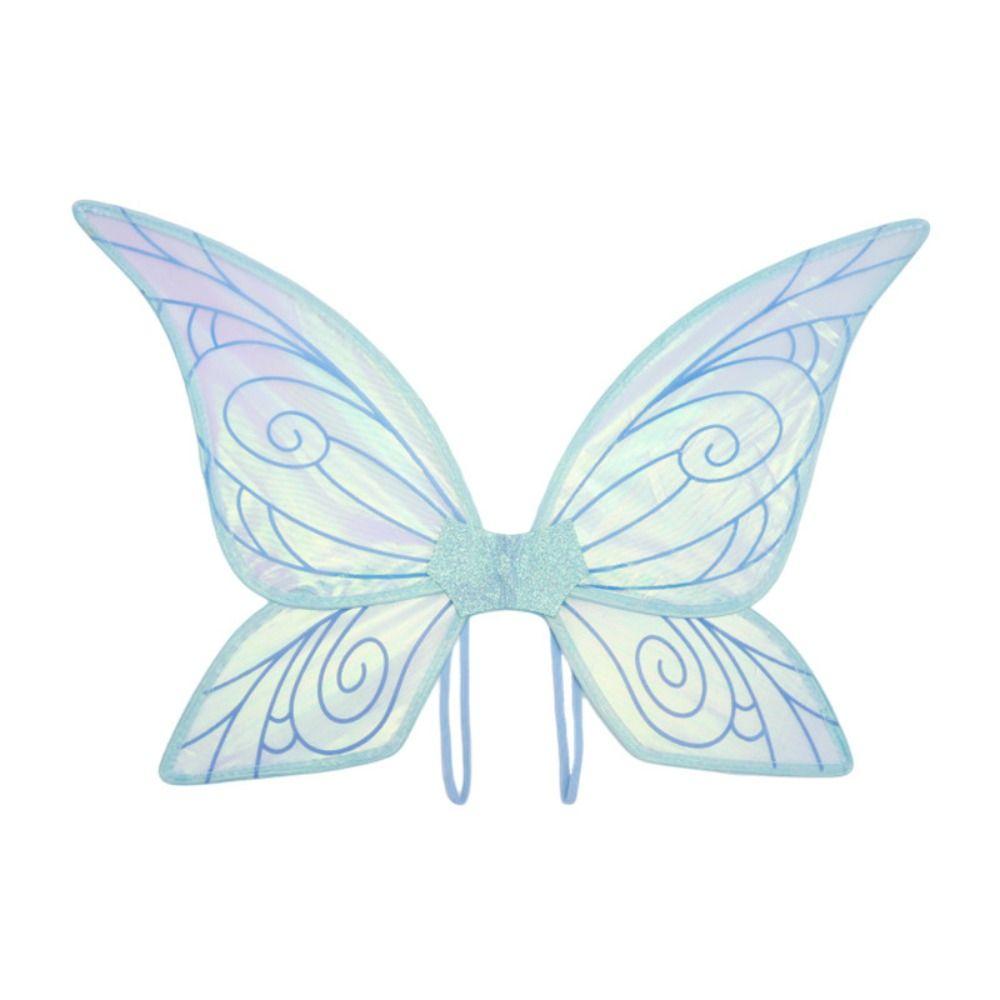 Shiny Princess Elf Fairy Wing Cosplay Dress Up Colorful Girl Angel Wings Performance Props Birthday Party Decoration 5