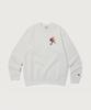 Champion White Graphic Crew Neck Sweatshirt Off White