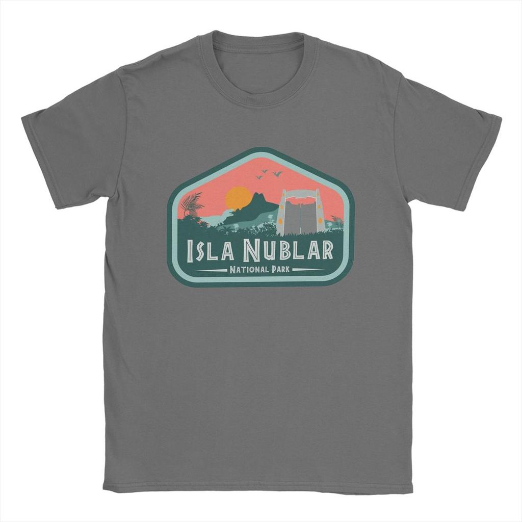 Isla Nublar Jurassics Parks T-Shirts Men Creative Cotton Tee Shirt Crew Neck Short Sleeve T Shirt Birthday Present Tops