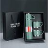 304 Stainless Steel Insulated Cup Tea Cup, One Cup with Three Lids, Business Gift Box Set, Outdoor Water Cup, Event Gift