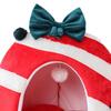 Christmas Cat House,Xmas Kitten Hut Hideout, Nonslip, Cute Condo Box Shaped Nest Xmas Dog