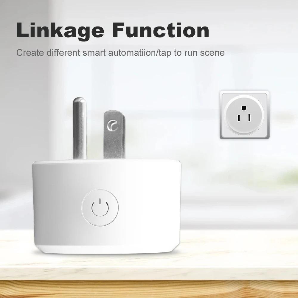 Matter US Smart Socket: HomeKit-Compatible, Alexa & Google Home Voice Control