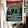 Custom Name Hannover 96 Wall Tapestry Aesthetic Wall Hanging Printed Fabric Blanket Decorative Tapestries for Bedroom Living Room Home Decor