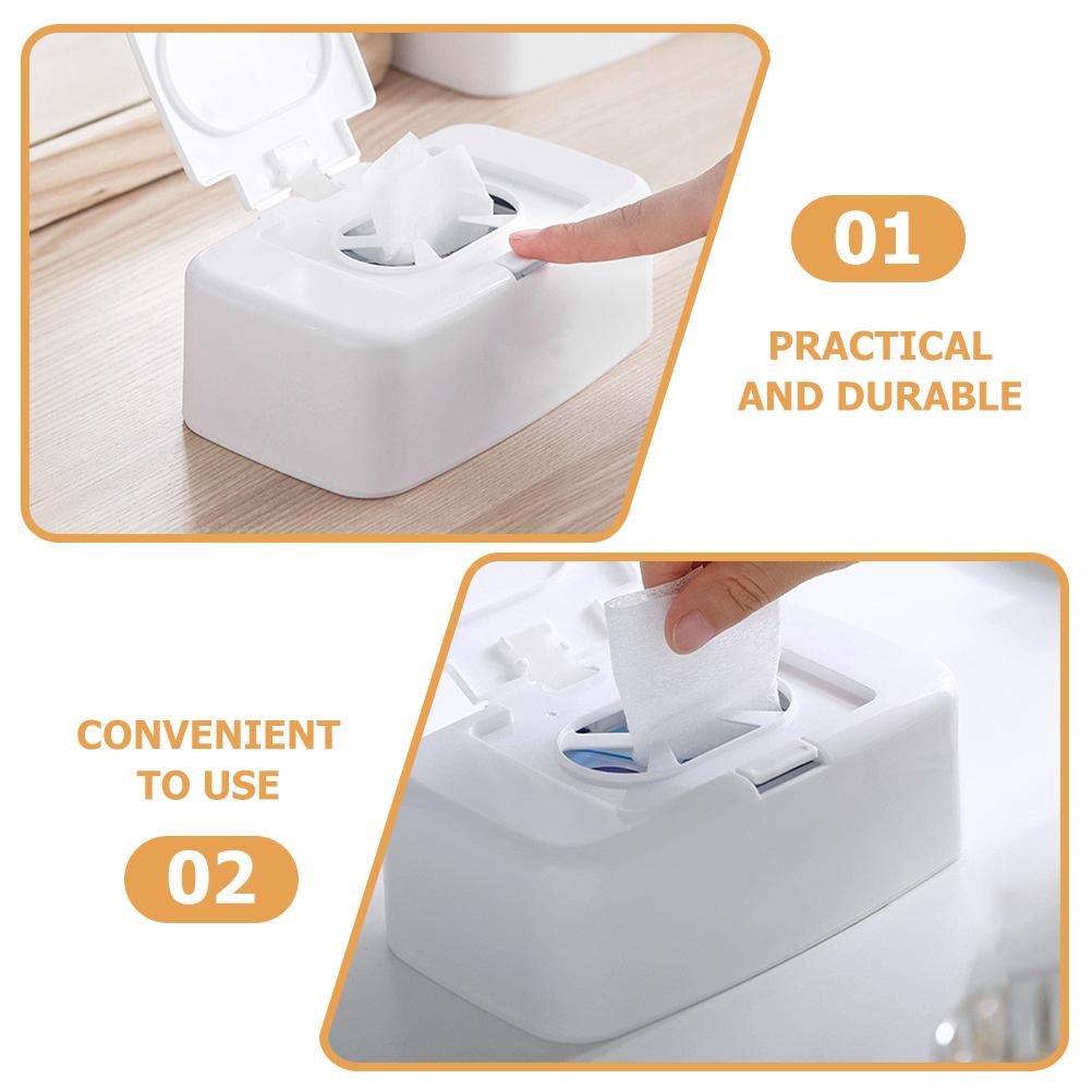 Wipes Dispenser Wipe Holder Portable Refillable Wipe Container Napkin Wipes Fresh Case Tissue Boxes  Storage Box Container