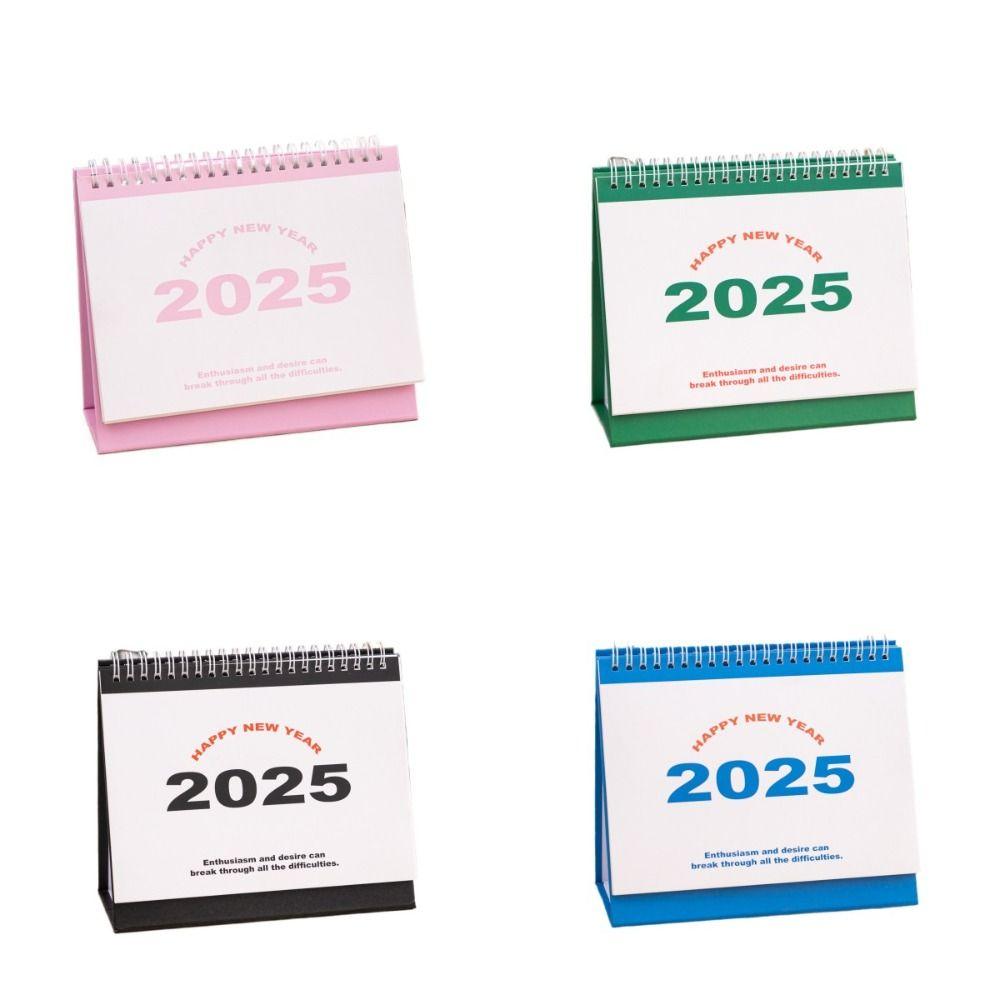 Standing Flip Desktop Calendar Daily Monthly Table Planner  Time Manegement