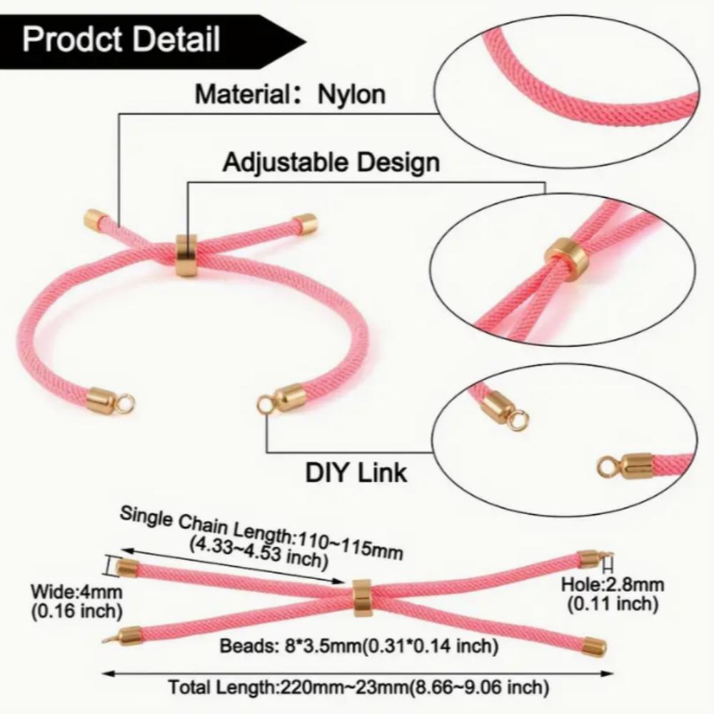 10PCS fashion luxury Wind Life Tree handmade DIY woven rope bracelet 3mm open loop buckle adjustable bracelet