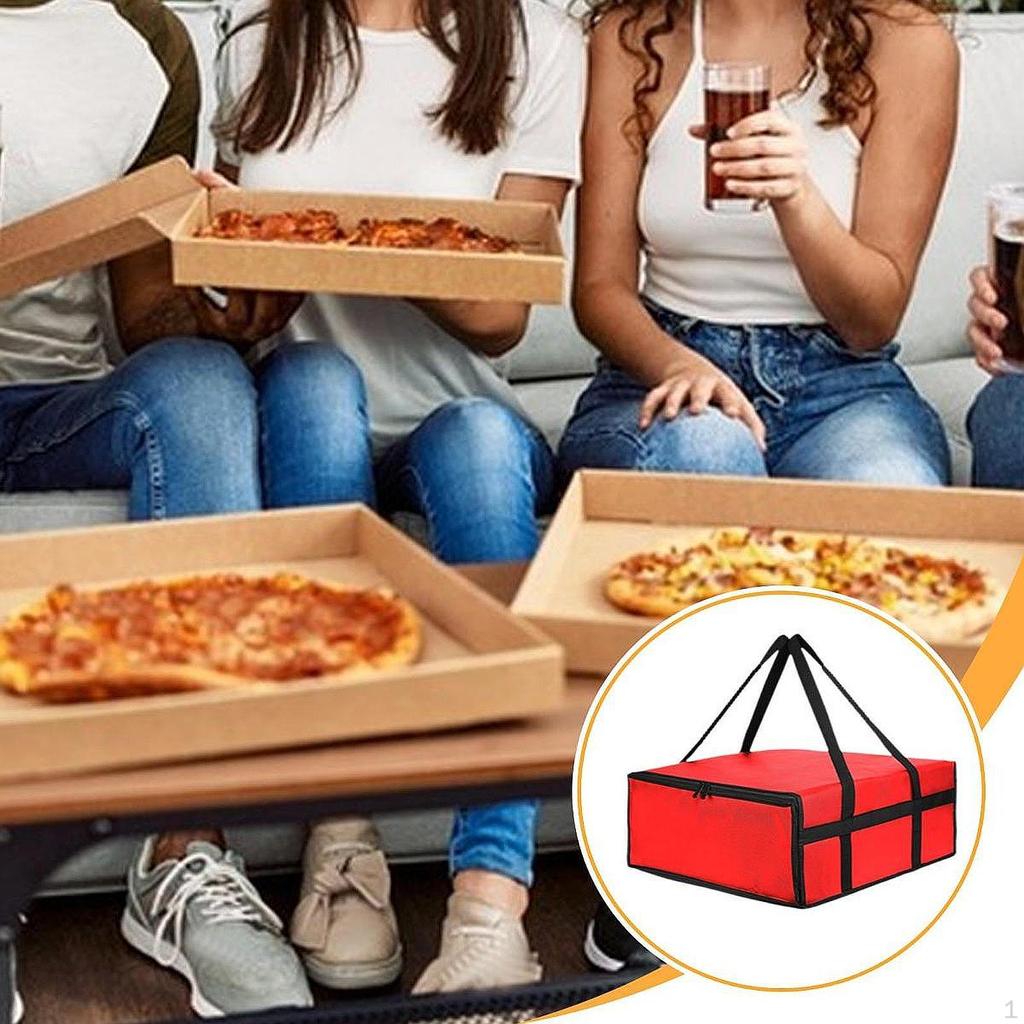 Isolerad pizzaleveransväska Mat för återanvändbara cateringföretag