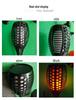 96 LED Solar Flame Simulation Waterproof Outdoor Garden Lamp