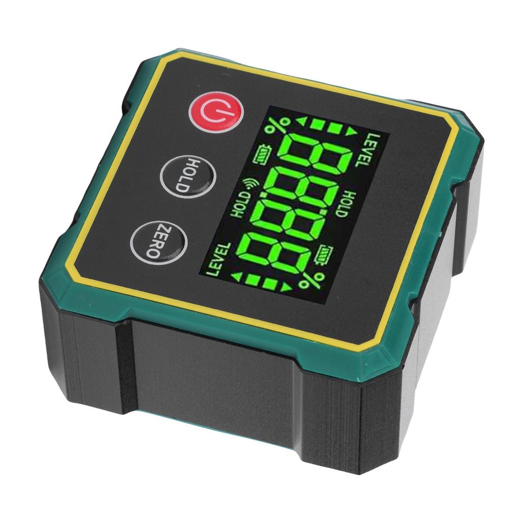 Digitale Winkelmessgerät mit Magnetfuß Winkel Neigung Umrechnung Elektronisches Winkelsuchwerkzeug mit Datensperre