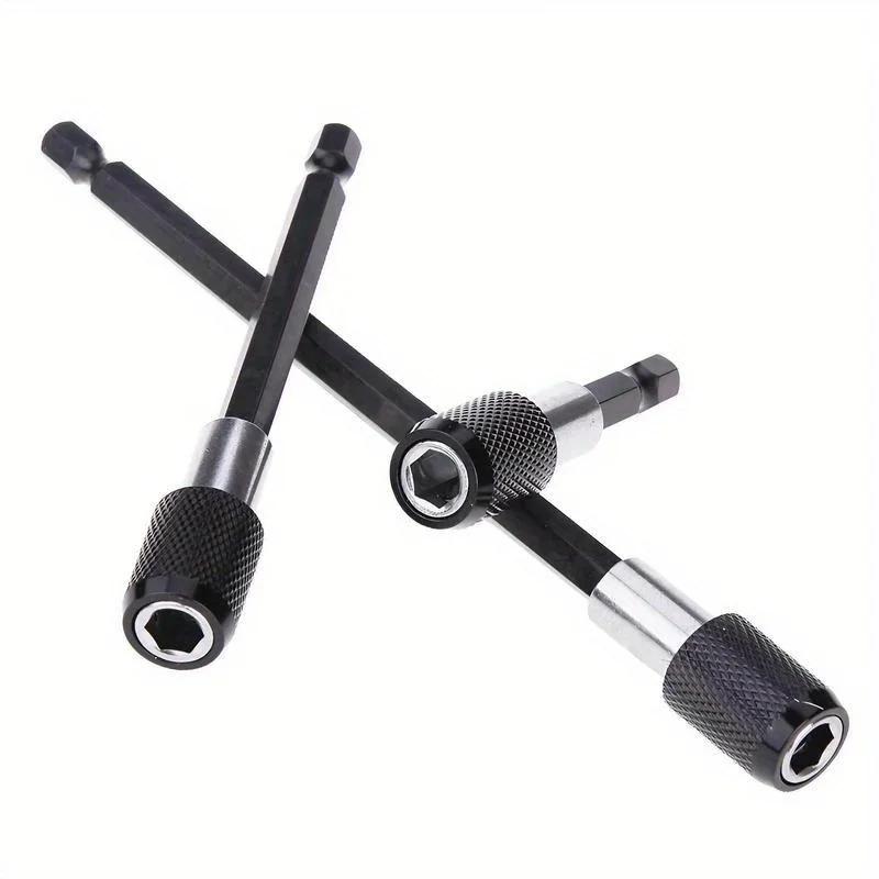 1/3Pcs Magnetic Drill Bit Extension Set, Quick Release & Universal Impact Electric Motor Drill Bit Holder, Durable Tool
