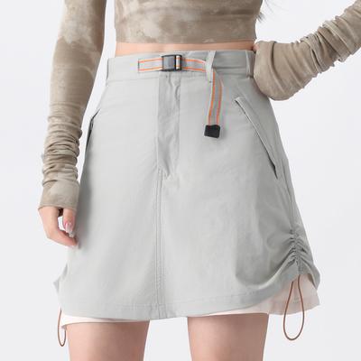 Sommer Damen A-Linien Kurzer Rock Hose Slim Fit, Vielseitig, Atmungsaktiv Sportlicher Kurzer Rock