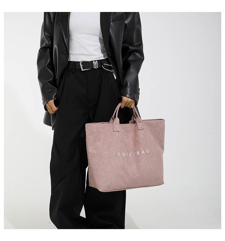 Korean-Style Fashionable Large Capacity Tote Bag for Women