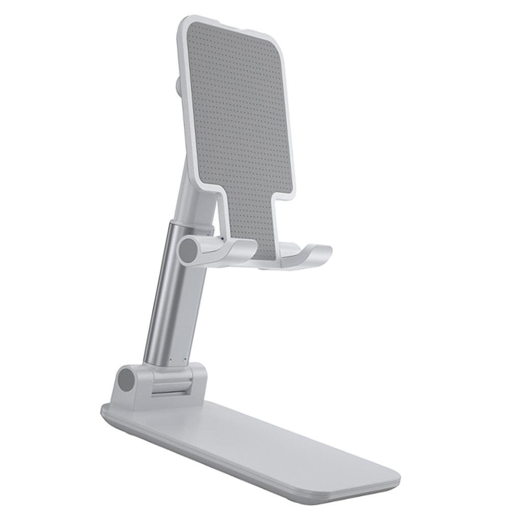 Telescopic Phone Bracket Foldable Tablet Holder Universal Multi Angle Desktop Stand for Phone Accessories белый