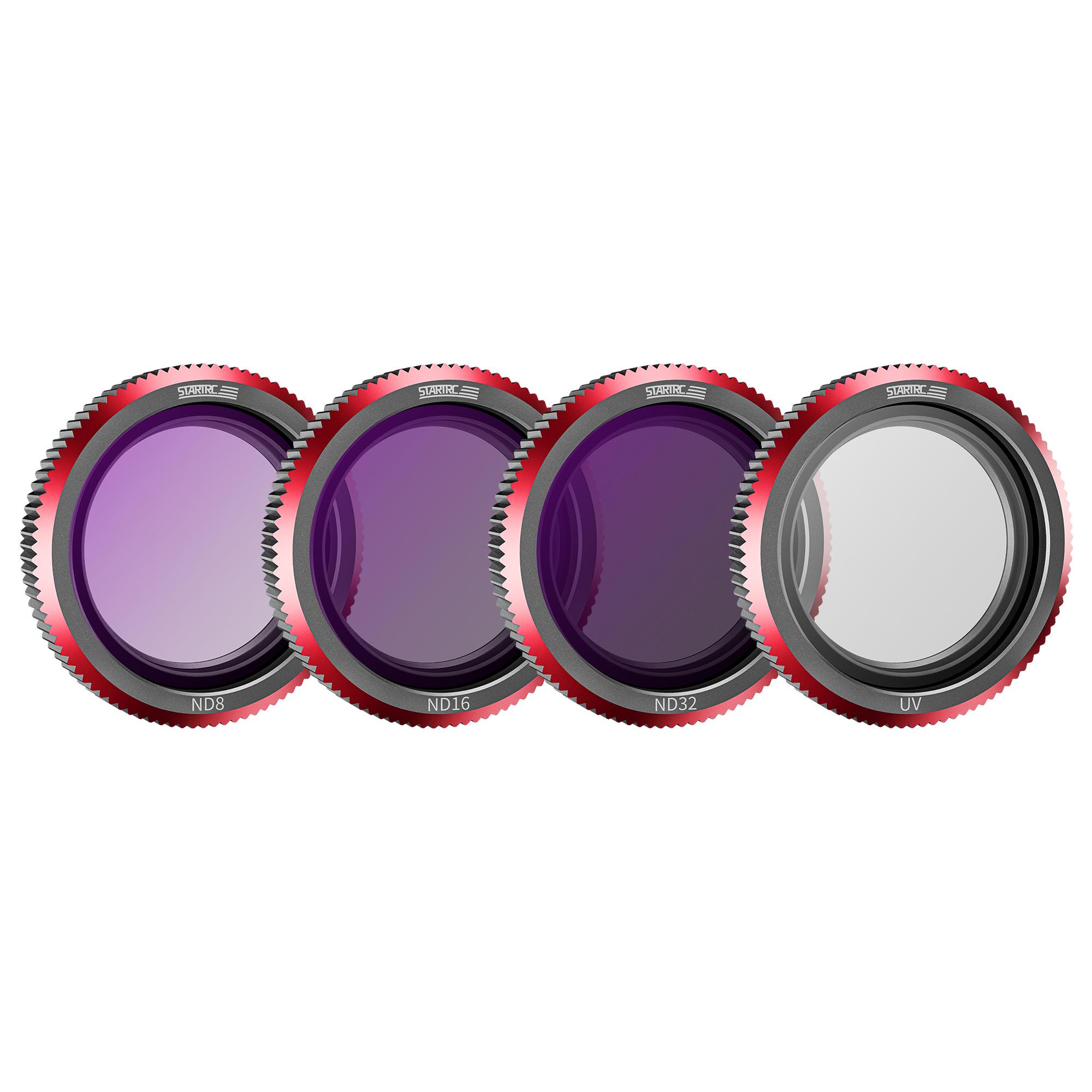 

Magnetic ND & UV Filters Set 4 Pack ND8 ND16 ND32 UV Filters Compatible for DJI Neo Drone Accessories Camera Lens ND Filter 4 Pack