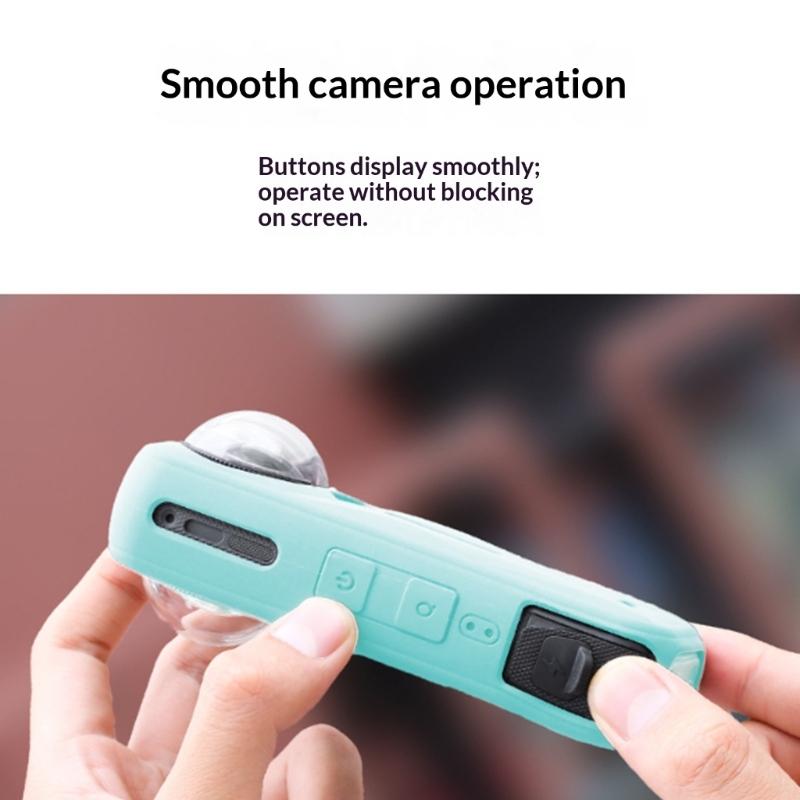 Shockproof Silicone Protective Cover For X5 Action Cameras Case Shell AntiScratch Resistance Design Easy Installation