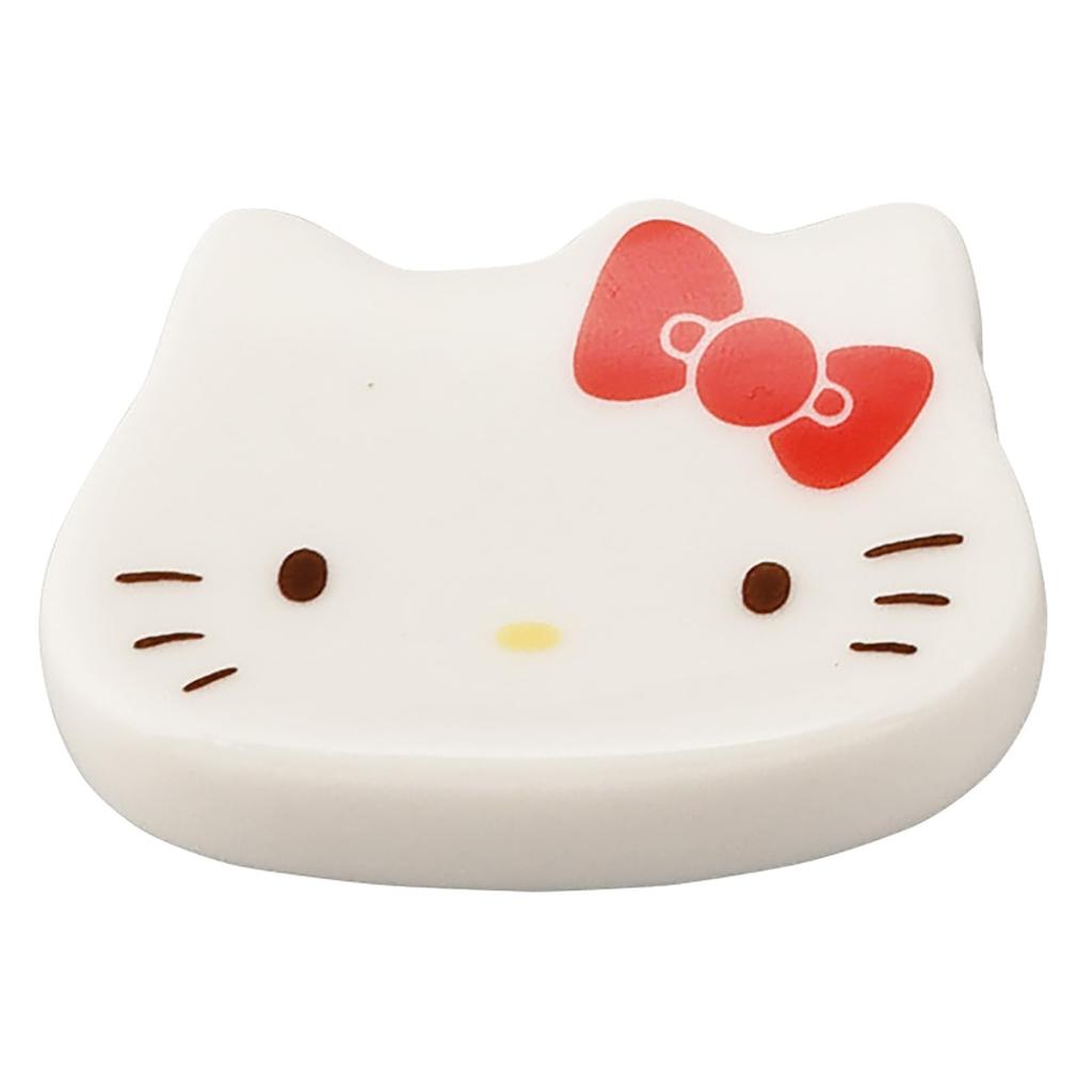 Sanrio Characters Hello Kitty with Chopstick Rest Japanese Kitty Made In Day (SANRIO) Chopsticks, 22.5cm Long, Set, Approx. 4x2cm, Tableware,