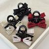 Polka Dot Bow Hair Clip For Women Elegant Temperament Shark Clip  Girl Ponytail Clip