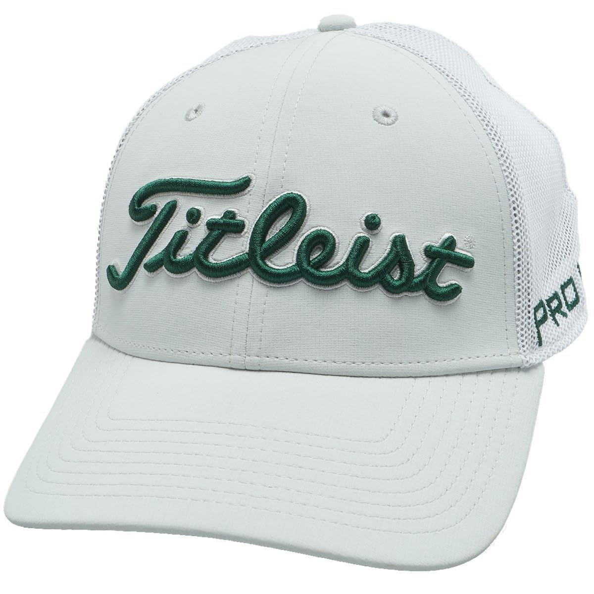 

Titleist Men s Tour Performance Mesh Cap TH25ATPMA, Marble Gray x Hunter Green x White