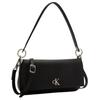New CALVIN KLEIN Synthetic Material Baguette Bag, Shoulder Bag, Handbag, Crossbody Bag, Shoulder Bag Women's Black DH3458-001
