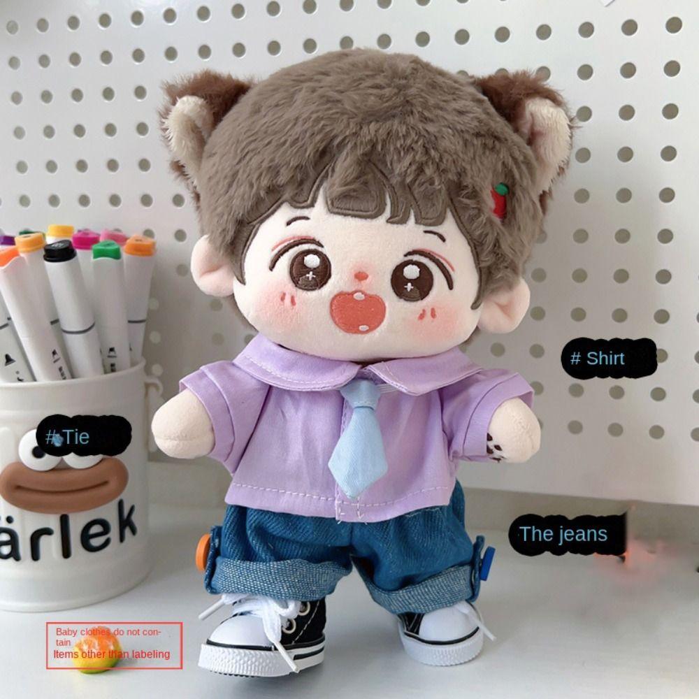 Fashion 20cm Cotton Doll Clothes Dressing Game DIY Doll's Accessories Trendy Replacement Outfit