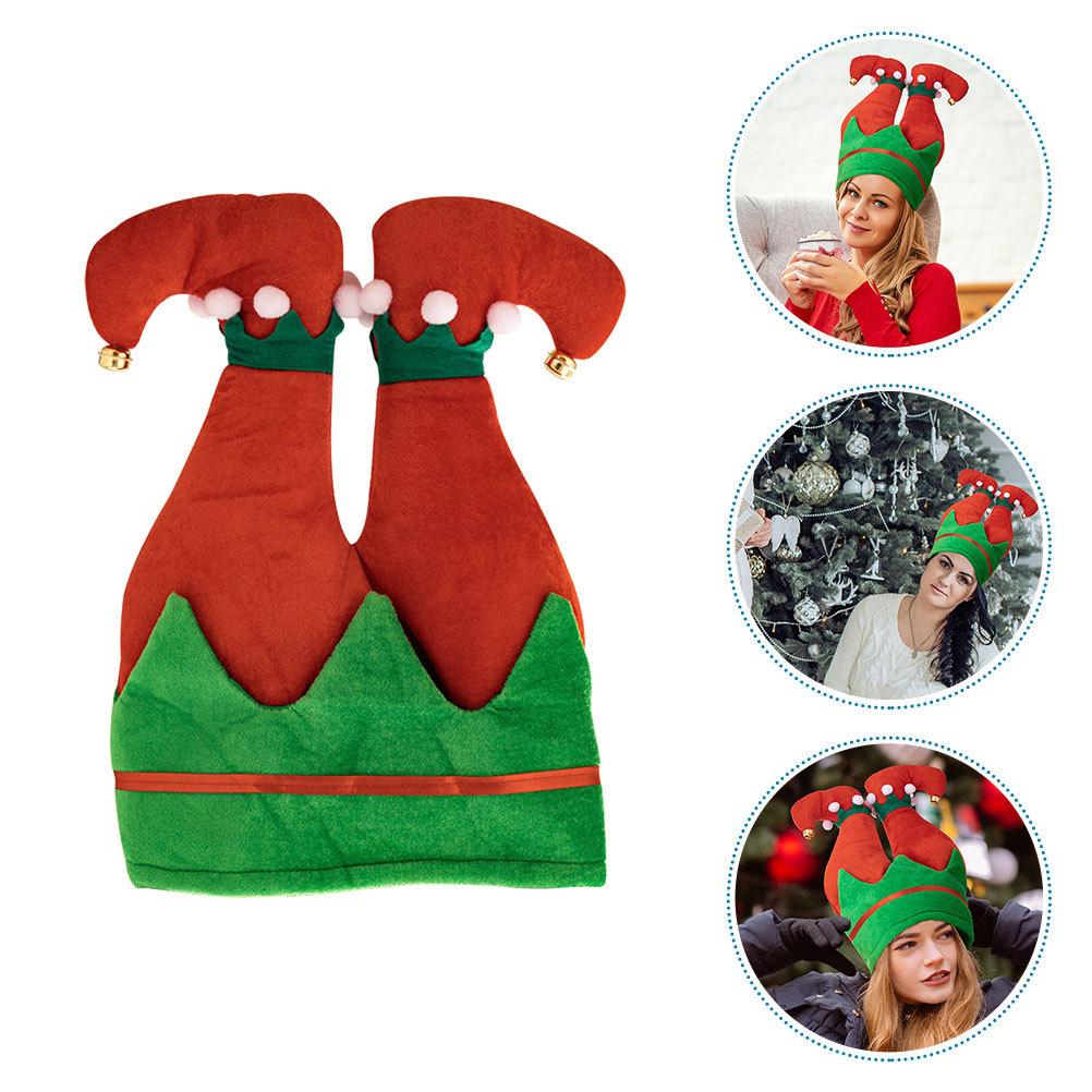 

Creative Christmas Hat Portable Xmas Party Favor Unique Leg Design Holiday Headwear for Adults Teens Festive Celebration other