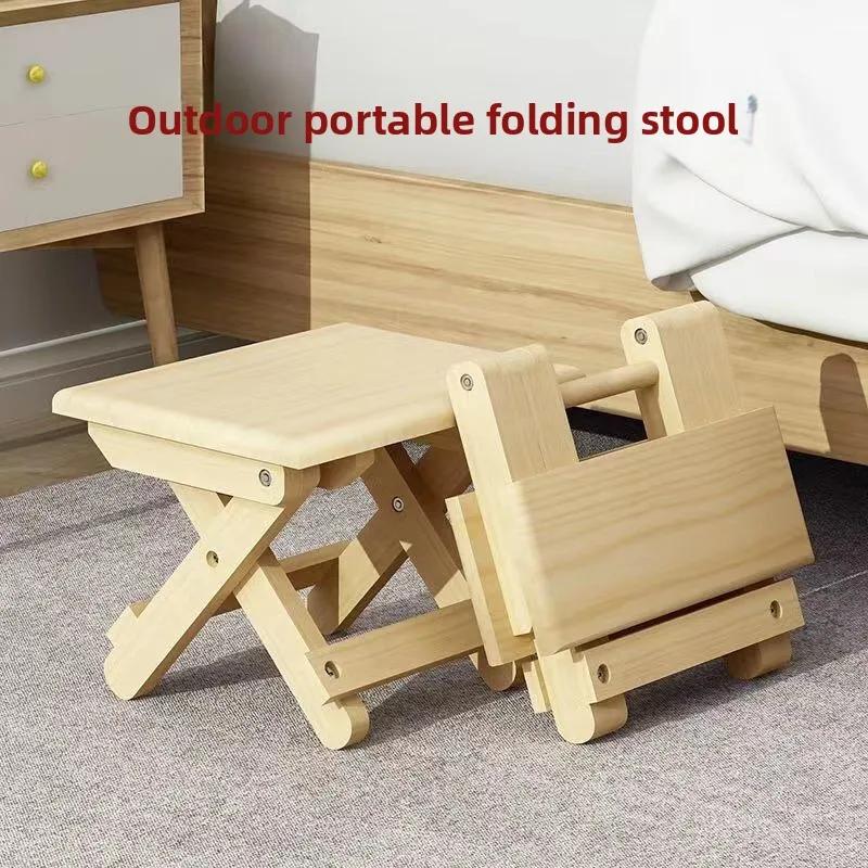 DurableFolding Horse Stool Adult Home Rental House Simple Thickened Small Chair Foldable Dormitory Durable Stool