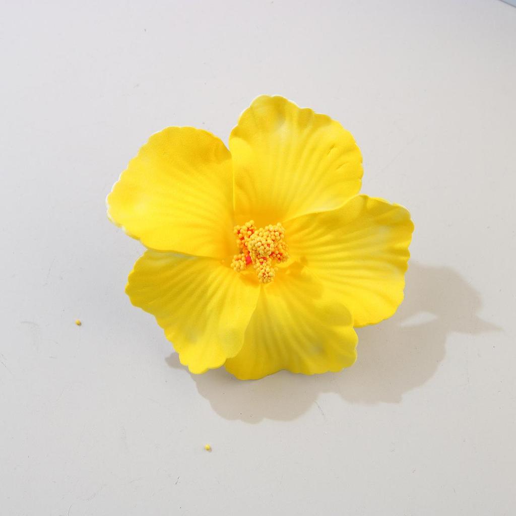 Handcrafted Floral Hair Clip for Beach Vacations - Updo Side Clip with Duckbill Design
