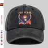 Pc Th Anniversary () Patriotic Theme Print Baseball Cap with Bald Eagle and American Flag Pattern Comfortable Ligh