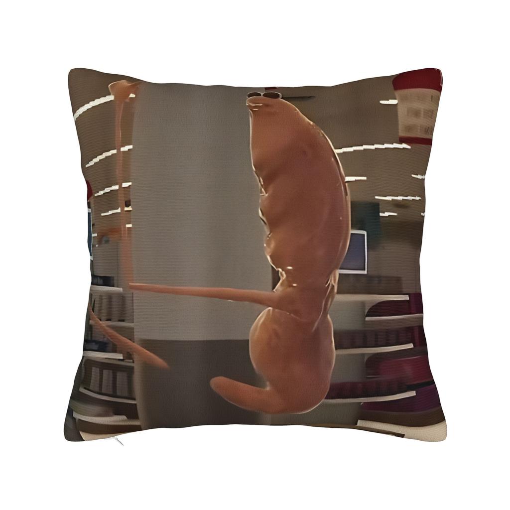 Marcus the Worm Funny Meme Printed Pillowcase Cushion Cover  Throw Pillow Cover Y2K Seat Decoration Zippered Multi-Size