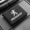 PU Leather Credit Card Case Car Driving Documents Protective Case For Peugeot 308 408 508 RCZ 208 3008 2008 206 207 108 406 407 206 207 208 306 307