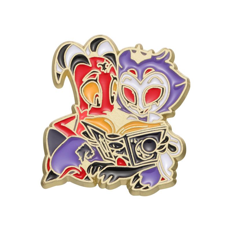 

Character Cartoon Stylish Alloy Brooch Distinctive Metal Pin Perfect For Style Personal