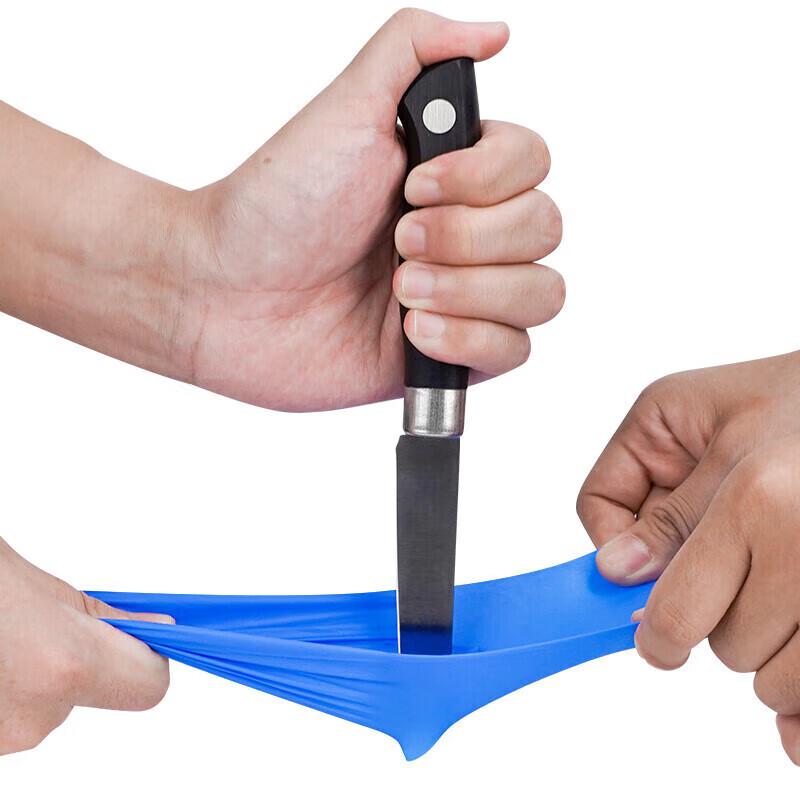 Xingyu D0700 Thickened Blue Nitrile Gloves, 12-inch