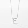 ANDYWEN 925 Sterling Silver Gold Letter Pendant Initial Necklace 2024 Women Fine Fashion Accessories Jewelry