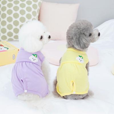 2023 jaro a léto domácí oblečení pro čtyřnohé domácí mazlíčky oblečení pro psy oblečení pro psy a kastrování oblečení pro psy pyžama Kawaii oblečení