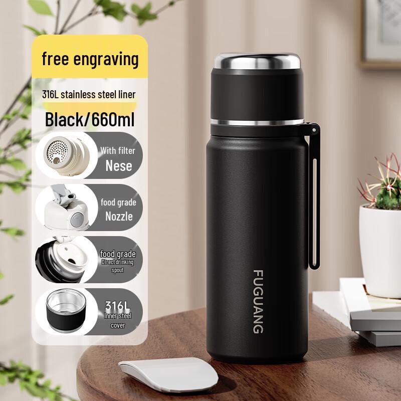 Fuguang 316L Stainless Steel Portable Water Bottle