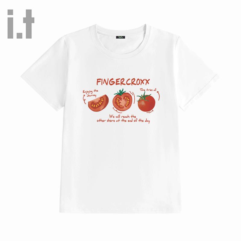 Fingercroxx Women s Summer Loose Fit T-Shirt S