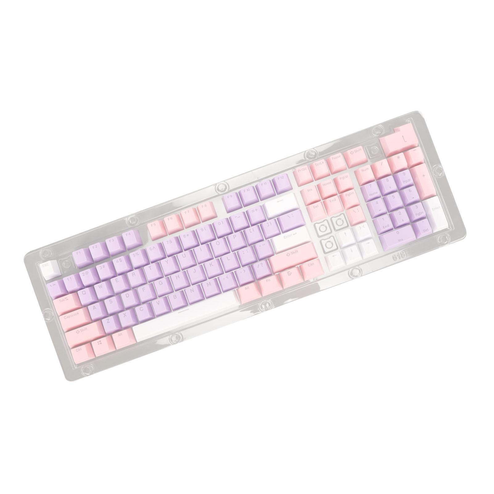 

Keyboard Keycaps 108 Keys OEM Height Two Color Injection Molding Ergonomic Mechanical Keyboard Keycaps