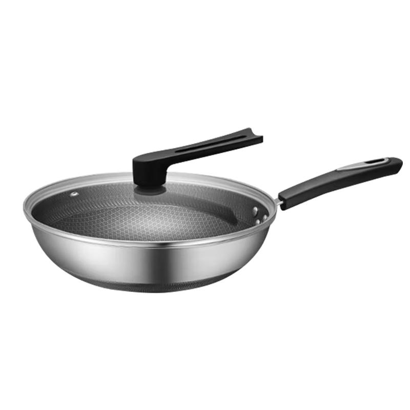 SUPOR 316 Stainless Steel Honeycomb Non-stick Wok