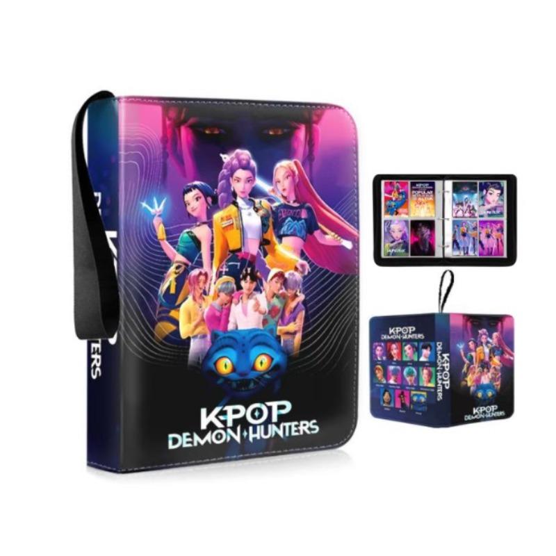 Kpop Demon Hunter Girl Group Card Album, Loose-leaf Album, Lumi Card Collection Storage Album, Capable of Holding 50 Cards